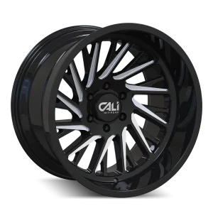 Cali Off-Road – PURGE – Black – 20″x10″ -25mm – Summer Wheels – 9114-2173BM